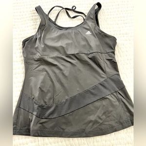 Vintage Adidas Black Yoga/Tennis Top, LG